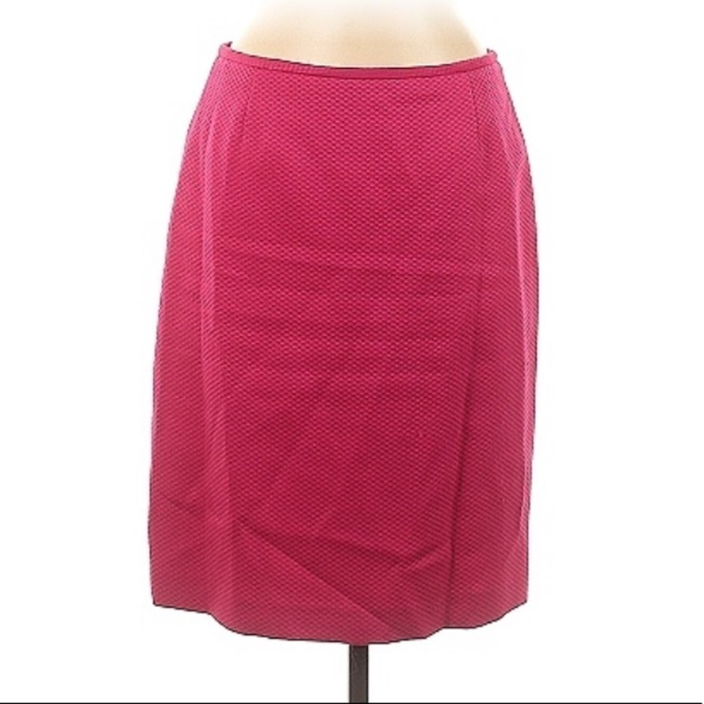 Tahari by ASL Hot pink textured professional career pencil skirt women’s